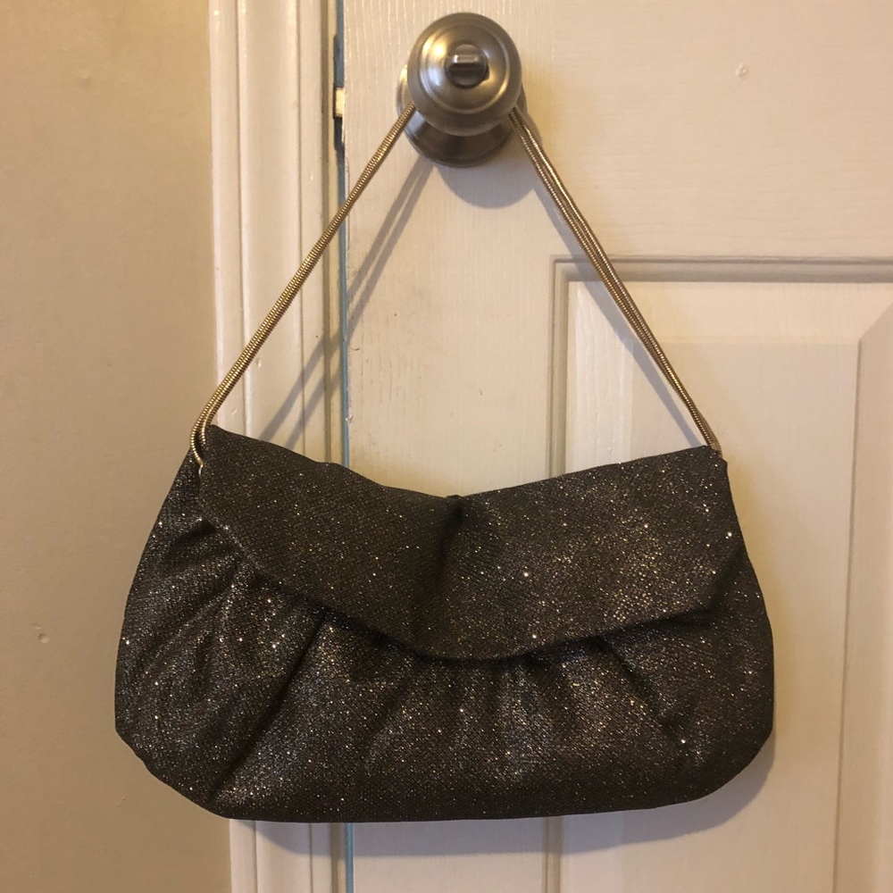 BCBG Max Azria sequin evening purse